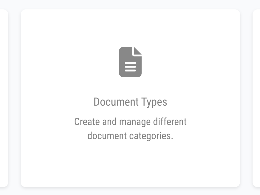 Document Types – Deliver Docs Digital