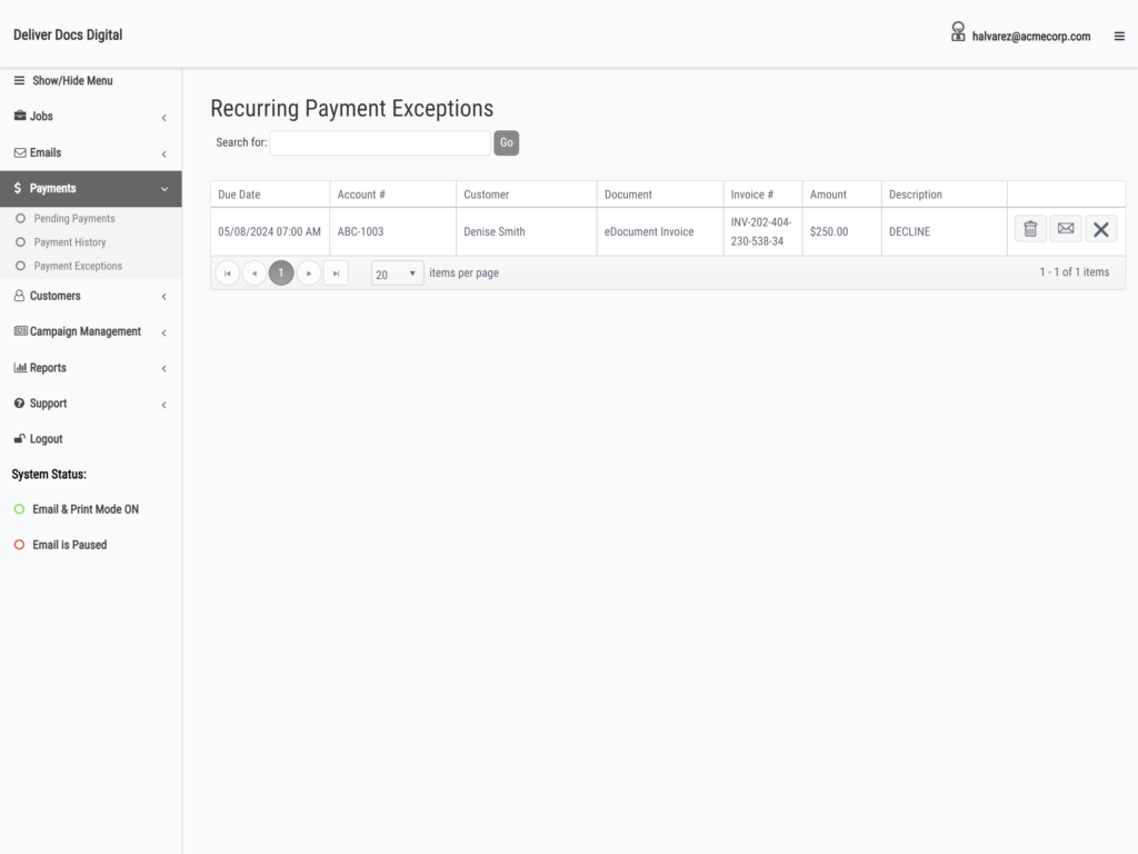 Payments – Deliver Docs Digital